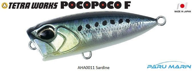Tetra Works Pocopoco F AHA0011 / Sardine