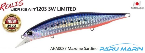 Duo Realis Jerkbait 120S SW AHA0087 Mazume Sardine