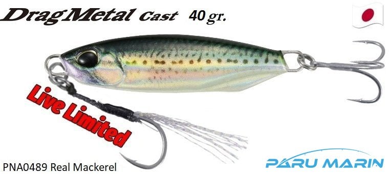 Duo Drag Metal Cast Jig 40Gr. PNA0489 Real Mackerel