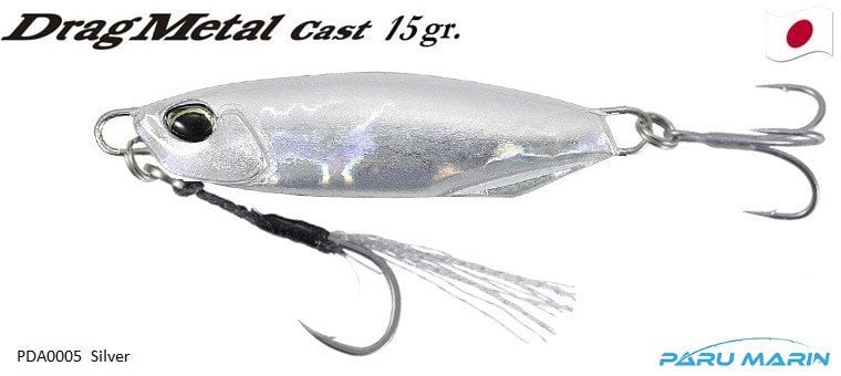 Duo Drag Metal Cast Jig 15Gr. PJA0005 / Silver