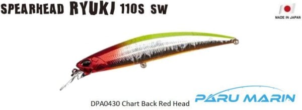 Duo Spearhead Ryuki 110S SW DPA0430 Chartback Red Head