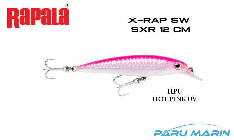 Rapala Saltwater X-Rap 12 cm Sahte Balık HPU - HOT PINK UV