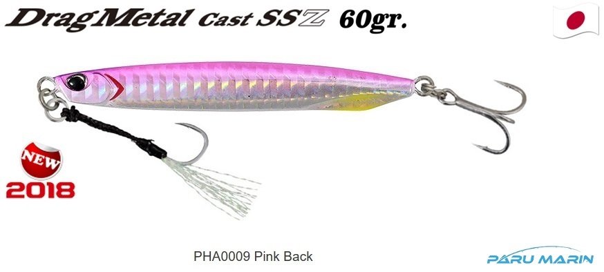 Duo Drag Metal SSZ Jig 60gr. PHA009 / Pink Back
