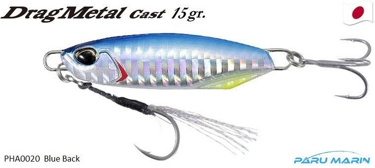 Duo Drag Metal Cast Jig 15Gr. PHA0020 / Blue Back