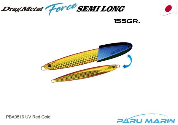 Duo Drag Metal Force Jig Semi Long 155gr. PBA0516 UV Red Gold