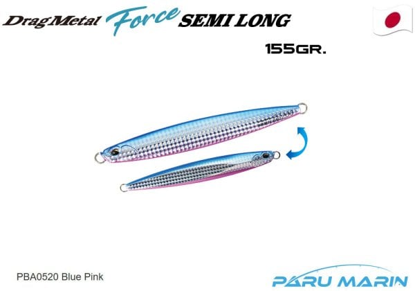 Duo Drag Metal Force Jig Semi Long 155gr. PBA0520 Blue Pink