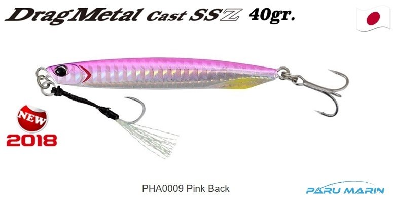 Duo Drag Metal SSZ Jig 40gr. PHA009 / Pink Back