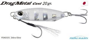 Duo Drag Metal Cast Jig 20Gr. PDA0101 / Zebra Glow