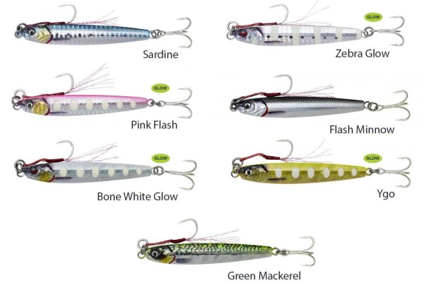 Savage Gear 3D Jig Minnow 20gr. Jig Suni Yem Zebra Glow