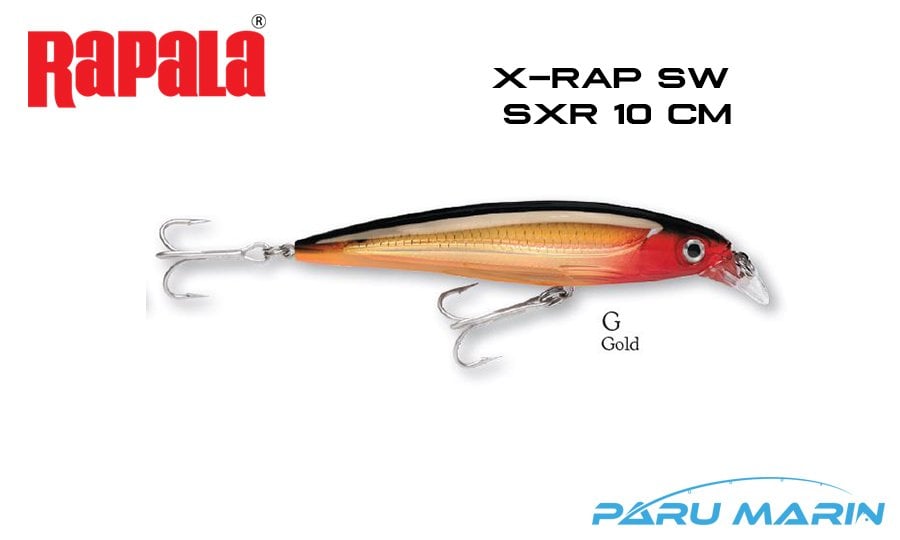 Rapala Saltwater X-Rap 10 cm Sahte Balık G - GOLD