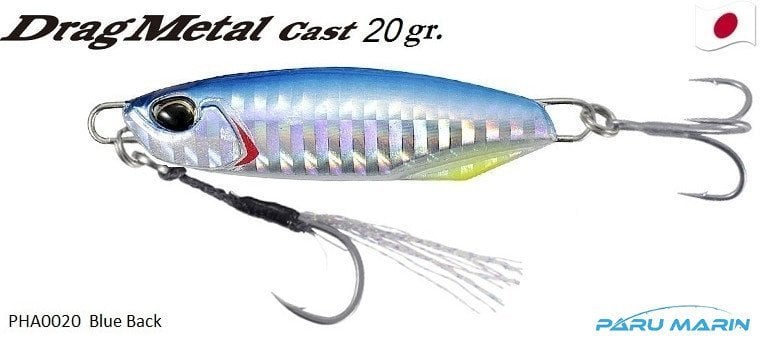Duo Drag Metal Cast Jig 20Gr. PHA0020 / Blue Back