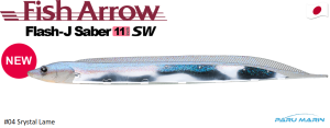 Fish Arrow Saber 11'' SW 28cm Silikon #04 Crystal Lame