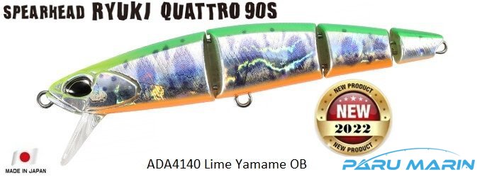 Duo Spearhead Ryuki Quattro 90S CDA4140 Lime Yamame OB