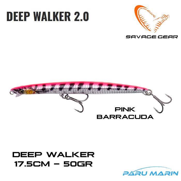Savage Gear Deep Walker 17.5cm 50gr. Pink Barracuda Suni Yem