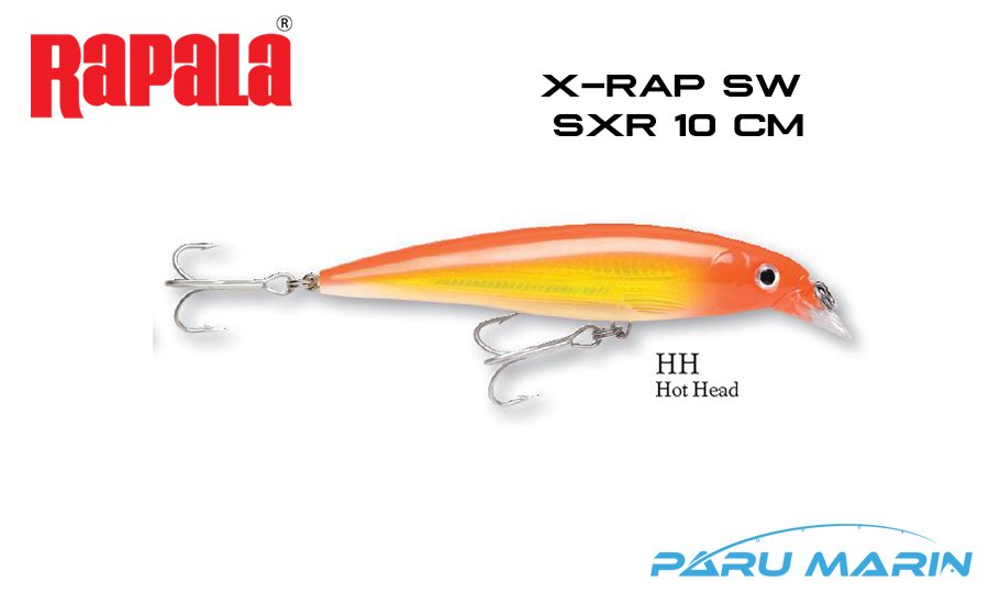 Rapala Saltwater X-Rap 10 cm Sahte Balık HH - HOT HEAD