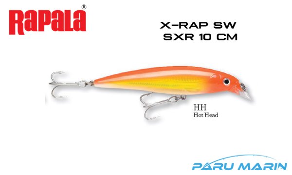 Rapala Saltwater X-Rap 10 cm Sahte Balık HH - HOT HEAD