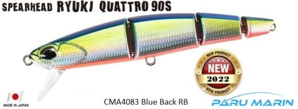 Duo Spearhead Ryuki Quattro 90S CMA4083 Blue Back RB