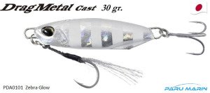 Duo Drag Metal Cast Jig 30Gr. PDA0101 / Zebra Glow