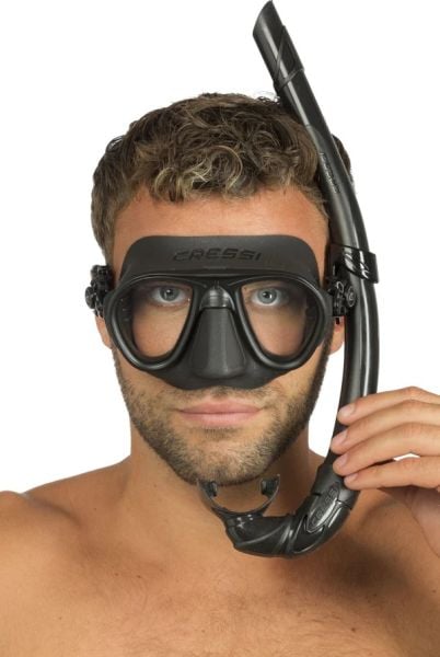 Cressi Calibro+Corsica Maske Şnorkel Seti Yeşil