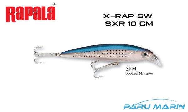 Rapala Saltwater X-Rap 10 cm Sahte Balık SPM - SPOTTED MINNOW