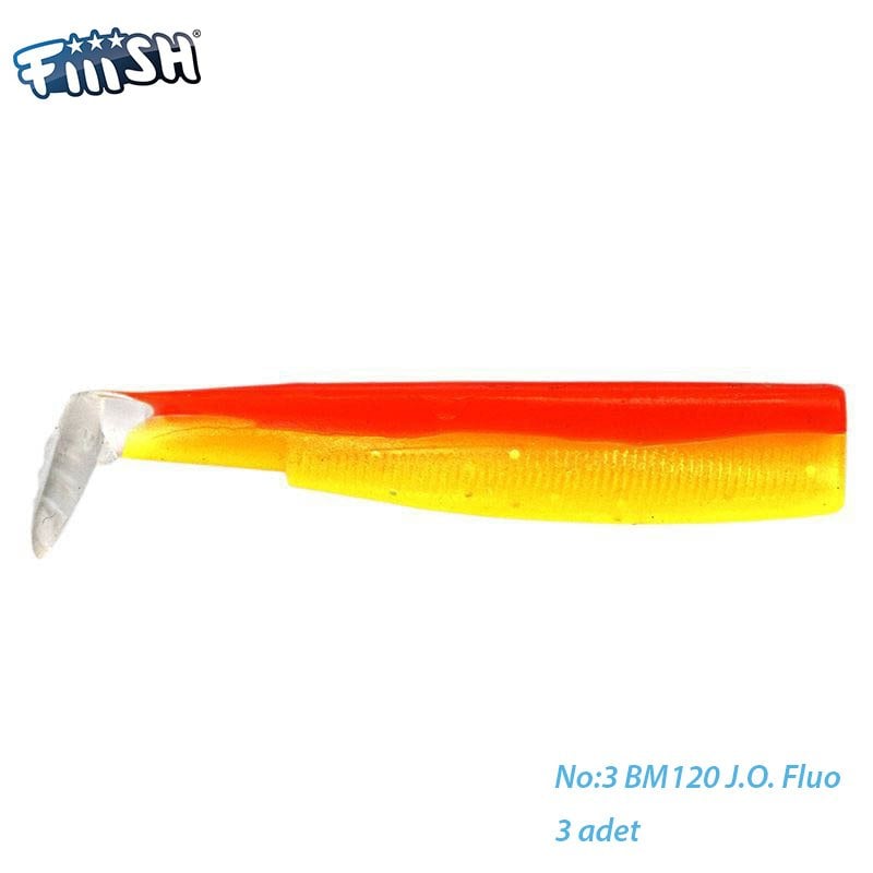 Fiiish BM120/3 BM196 3 Adet Yedek Gövde J.O. Fluo Silikon