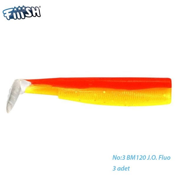 Fiiish BM120/3 BM196 3 Adet Yedek Gövde J.O. Fluo Silikon