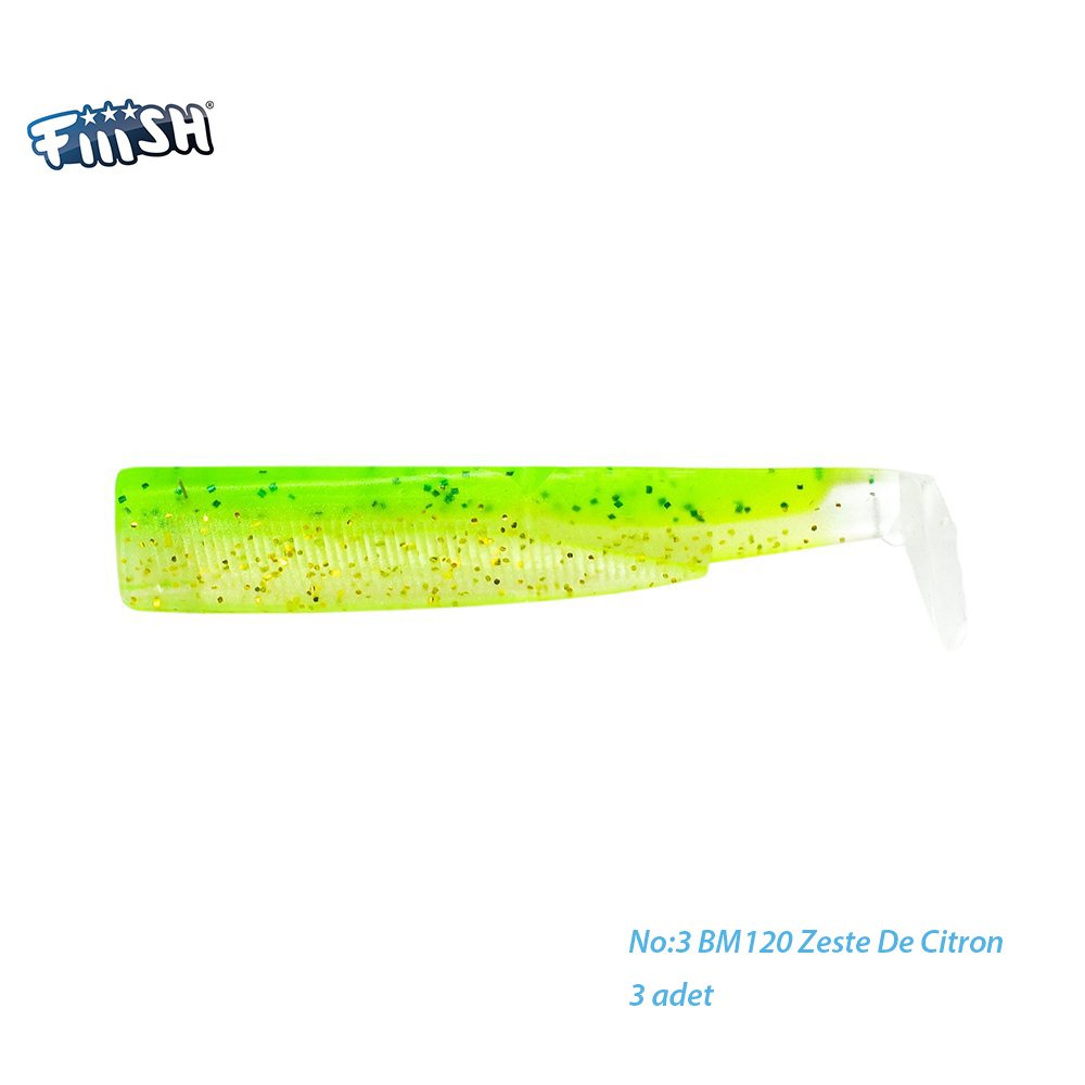 Fiiish BM120/3 BM1332 3 Adet Yedek Gövde Zeste De Citron Silikon