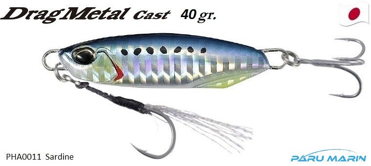 Duo Drag Metal Cast Jig 40Gr. PHA0011 / Sardine