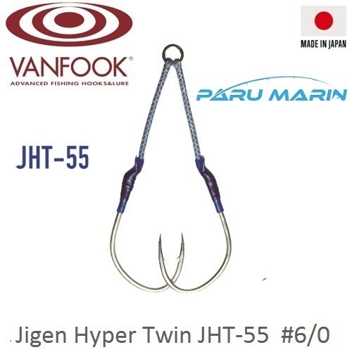 Vanfook Jigen Hyper Twin Çiftli Assist İğne JHT-55 #6/0
