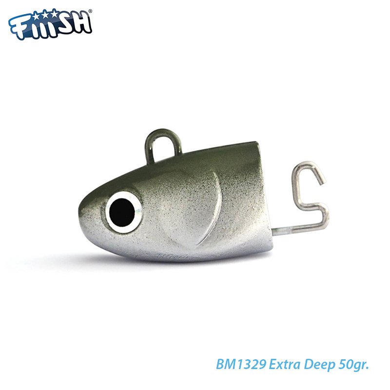 Fiiish BM120/3 BM1329 Extra Deep 50gr. Kaki Jighead