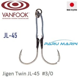 Vanfook Jigen Light Twin Çiftli Assist İğne JL-45 #3/0