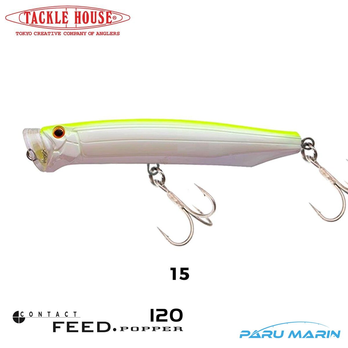 Tackle House Feed Popper 120 No: 15 Maket Balık