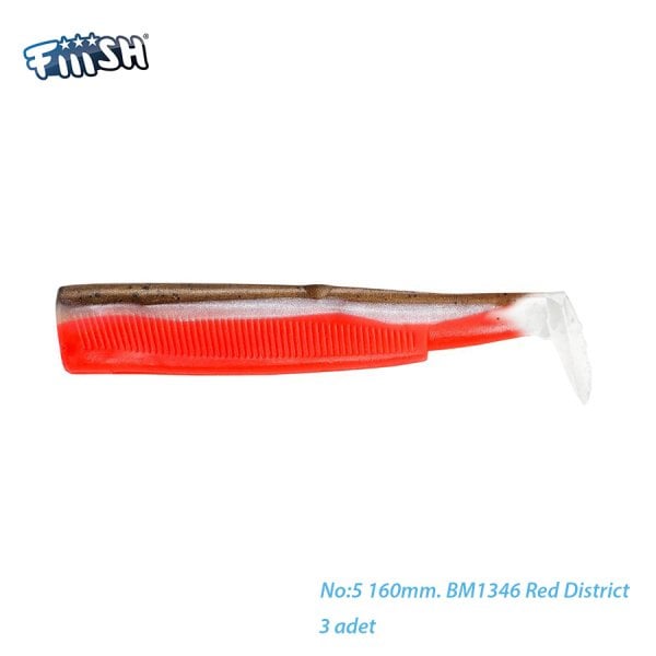 Fiiish BM160/5 BM1346 3 Adet Yedek Gövde Red District Silikon