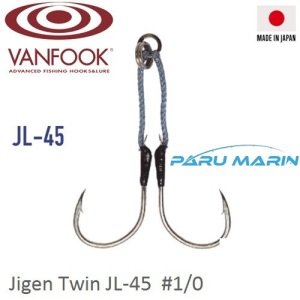 Vanfook Jigen Light Twin Çiftli Assist İğne JL-45 #1/0
