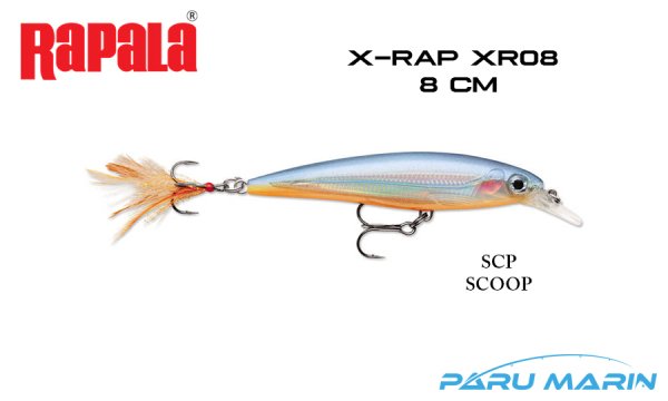 Rapala X-Rap XR08 -  8 cm Sahte Balık SCP - SCOOP