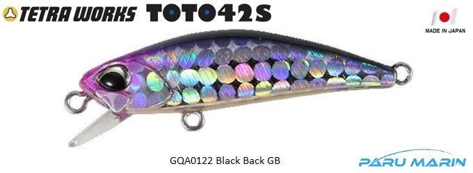 Tetra Works Toto 42S GQA0122 / Black Back GB