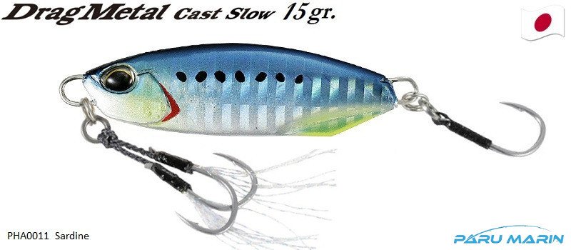 Duo Drag Metal Cast Slow Jig 15Gr. PHA0011 / Sardine