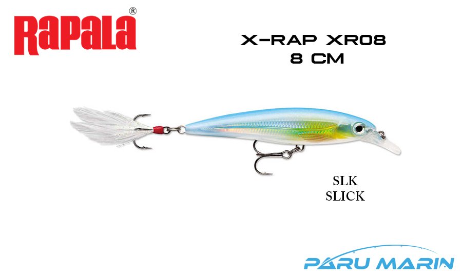 Rapala X-Rap XR08 -  8 cm Sahte Balık SLK - SLICK