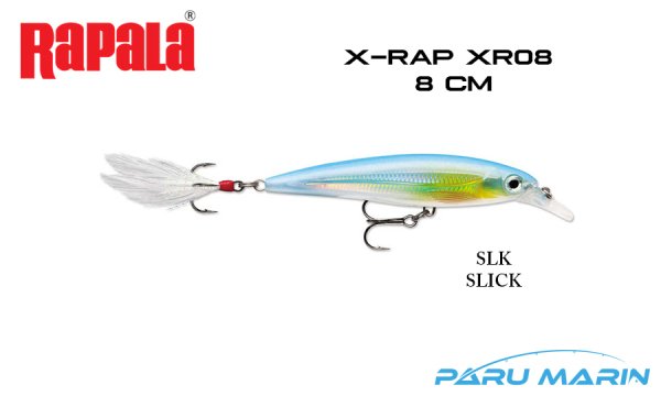 Rapala X-Rap XR08 -  8 cm Sahte Balık SLK - SLICK