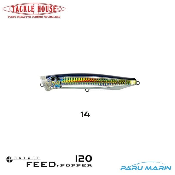 Tackle House Feed Popper 120 No: 14 Maket Balık