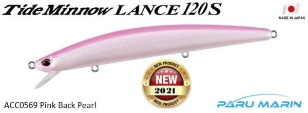 Duo Tide Minnow Lance 120S ACC0569 Pink Back Pearl
