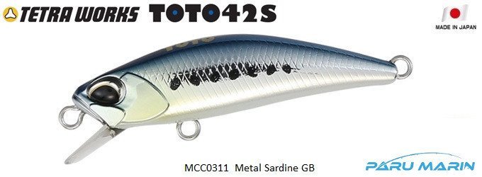 Tetra Works Toto 42S MCC0311 / Metal Sardine GB
