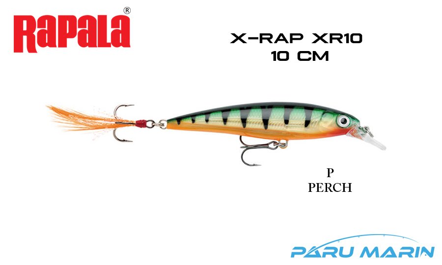 Rapala X-Rap XR10 -  10 cm Sahte Balık P - PERCH