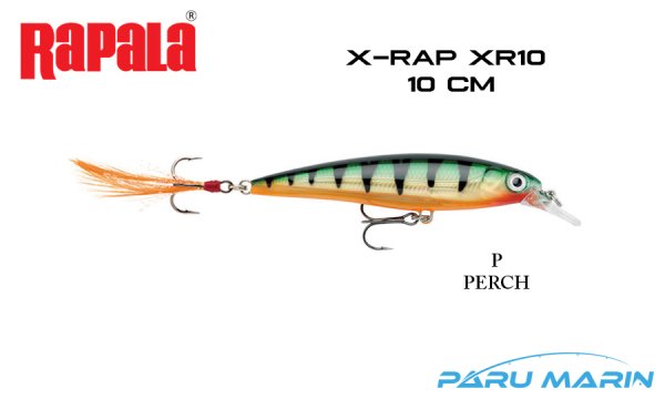 Rapala X-Rap XR10 -  10 cm Sahte Balık P - PERCH