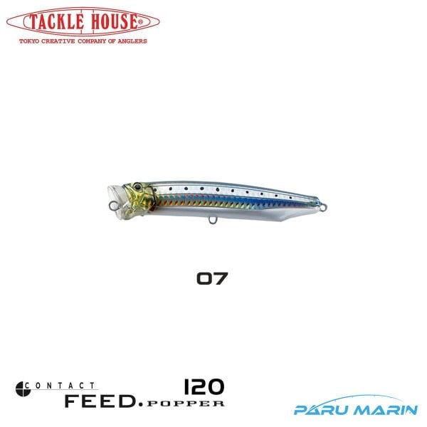 Tackle House Feed Popper 120 No: 07 Maket Balık