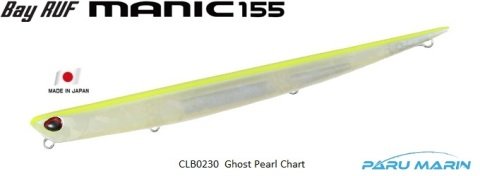 Duo Bay Ruf Manic 155 CLB0230 / Ghost Pearl Chart