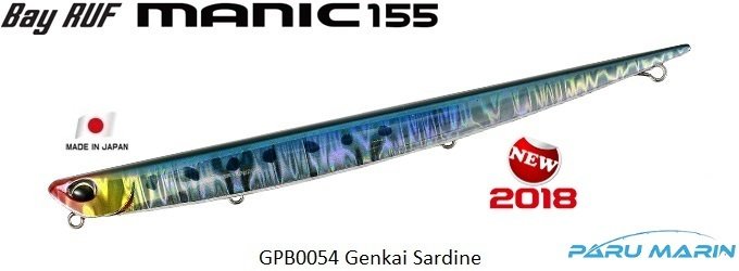 Duo Bay Ruf Manic 155 GPB0054 / Genkai Sardine