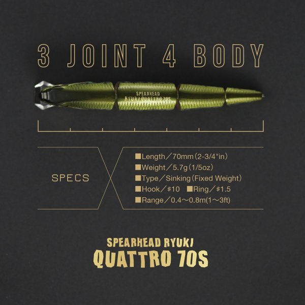 Spearhead Ryuki Quattro 70S SNA4010 Ayu