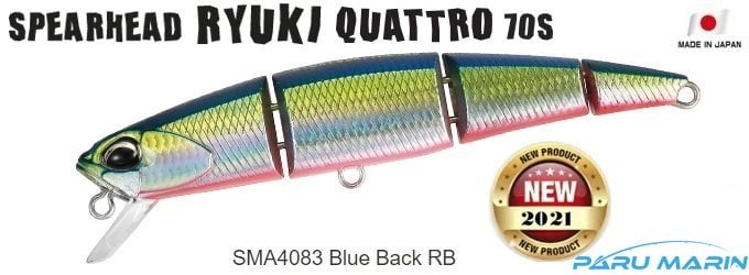 Spearhead Ryuki Quattro 70S SMA4083 Blue Back RB