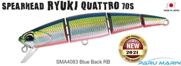 Spearhead Ryuki Quattro 70S SMA4083 Blue Back RB